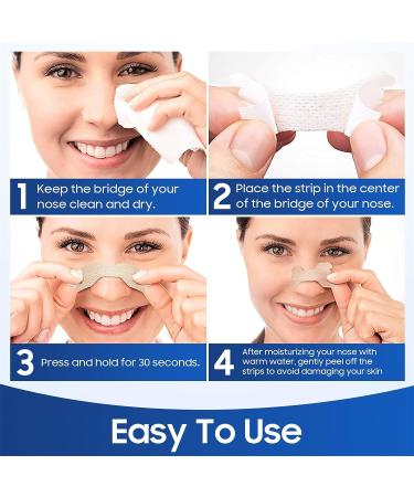 100PCS Nasal Strips for Snoring - Better Nose Breathing & Instant Congestion Relief - Buy Online on GoSupps.com