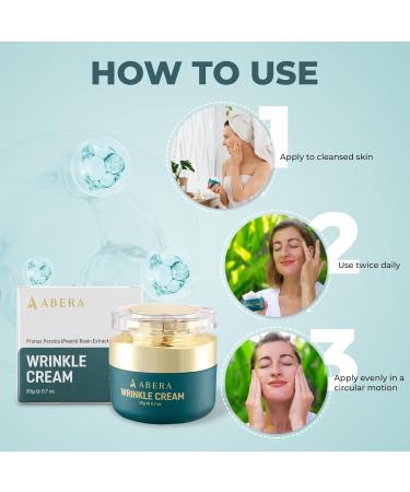 ABERA Anti-Wrinkle Face Cream Anti-Aging Moisturizer for Fine Lines & Wrinkles Hydrating Face Cream for Sensitive Skin 0.7oz - Buy Online on GoSupps.com