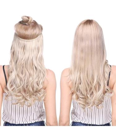 Silk-Co Adjustable Synthetic Hair Extensions with Rubber Band - Invisible Cord Corrugated 40cm Medium Brown for Women - Buy Online on GoSupps.com