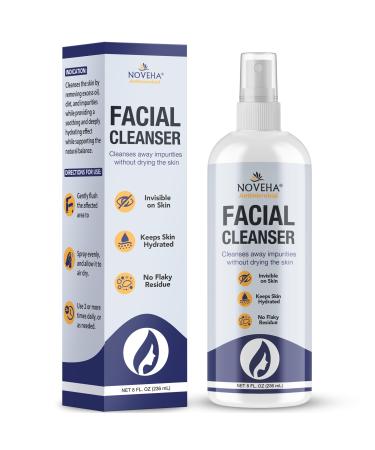 NOVEHA Facial Hypochlorous Acid Cleanser Hypochlorous Acid Spray for Face Skin & Body - Gentle Refreshing Mist Gentle Daily Skincare Spray 8oz