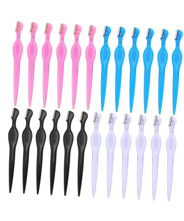 Doitool 24st eyebrows scrazier Face razor women men's razor multifunctional tool facial hair former trimmer for eyebrow razing eyebrows trimming blade