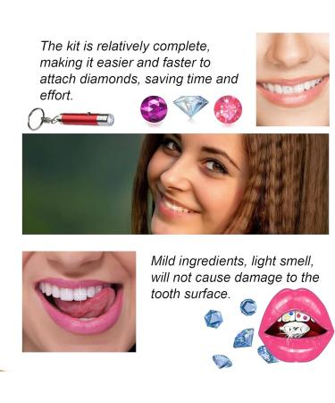 Pemarlis Colourful Tooth Jewellery Set With Glue Tooth Gem Jewellery Tooth Gem Kit Diy Tooth Gem Jewellery Tooth Gem Set Tooth Gem Set With Glue For Teeth With Rhinestones Horse Eye Drill(2) - Buy Online on GoSupps.com
