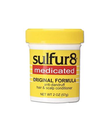 Sulfur 8 Medicated Original Formula Anti-Dandruff Hair Conditioner 2 Oz (Pack of 2) - Buy Online on GoSupps.com