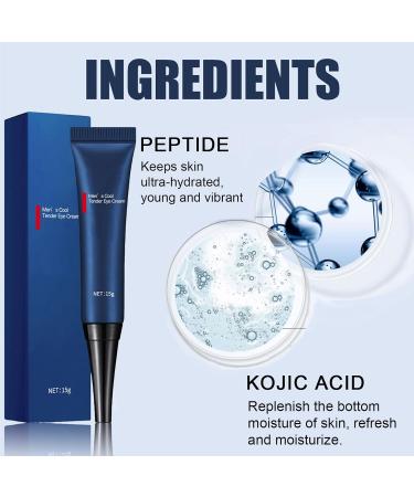 Men's Eye Cream - Anti Aging Caffeine Gel for Dark Circles & Puffiness | Hydrating Peptide Formula for Wrinkles & Bags - Buy Online on GoSupps.com