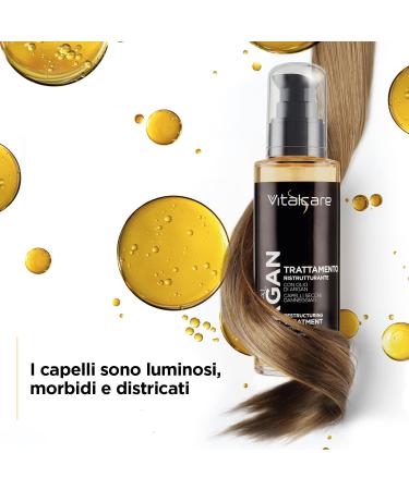 Buy Cristalli Vitalcare Imperial Argan Restructuring Hair Treatment | Argan & Linseed Oil for Dry & Damaged Hair - 100 ml - Buy Online on GoSupps.com