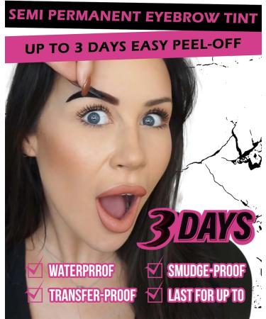 10 Pcs Waterproof Brow Gel Thickening Tinted Eyebrow Gel Eyebrows Filler Gel Long-Lasting Eyebrow Makeup for Women -02#Medium Brown 02# Medium Brown - Buy Online on GoSupps.com