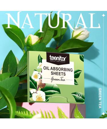 800 Counts Natural Green Tea Oil Control Film Teenitor Oil Absorbing Sheets for Oily Skin Care Blotting Paper to Remove Excess & Shine Oil Blotting Sheets - Buy Online on GoSupps.com