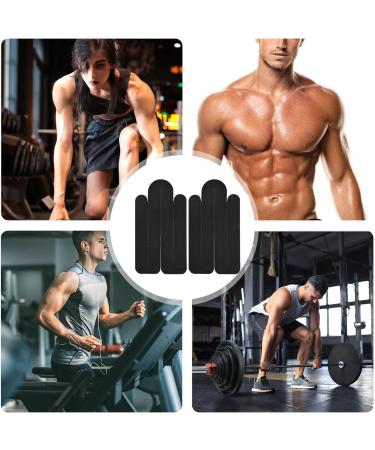 Kinesiology Tape Breathable Kinesiology Athletic Tape - Sports Tape for Knee Shoulder and Elbow Precut Strips for Muscle Relief and Joint Support Pochy Black 2 pieces per bag - Buy Online on GoSupps.com