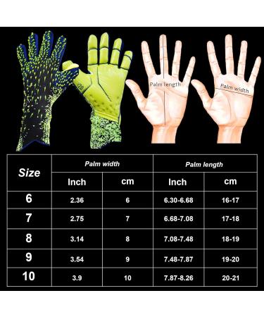Olyspm Children's Goalkeeper Gloves - Non-Slip Breathable Football Gloves with Comprehensive Protection | Sizes 6-10 (Green) - Buy Online on GoSupps.com