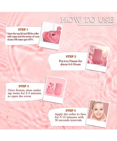 Buy Pink Ice Roller for Face - Cryo Cube Skincare Tool for Puffiness Pore Shrinking & Skin Firming - International Shipping Available - Buy Online on GoSupps.com