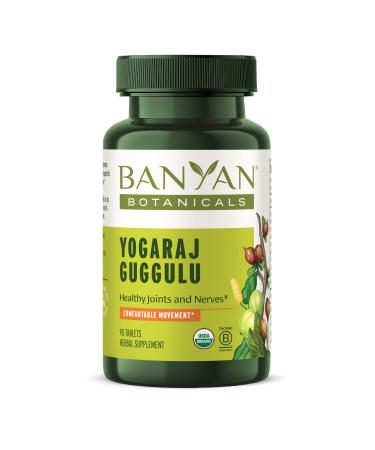 Banyan Botanicals Yogaraj Guggulu Organic Joint Support Supplement Ayurvedic Blend for Supporting The Skeletal and Neuromuscular Systems* 90 Tablets Non-GMO Sustainably Sourced Vegan
