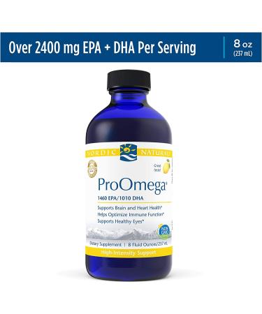 Nordic Naturals ProOmega Lemon - 8 fl oz Omega-3 Supplement - Buy Online on GoSupps.com