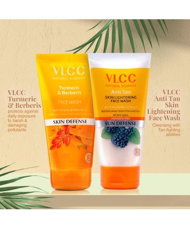 Turmeric & Berberis Face Wash Combo Pack of 2 - Brighten & Refresh Your Skin | 150 ml - Buy Online on GoSupps.com