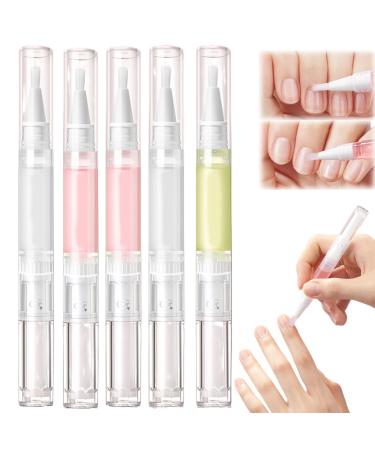 oihgerg Radiant Nail Growth Oil Cosmetics Nail Growth Oil Nail Oil Cuticle Pens Cuticle Revitalizer for Agnail Nourish Skin Nail Care 5 Pcs