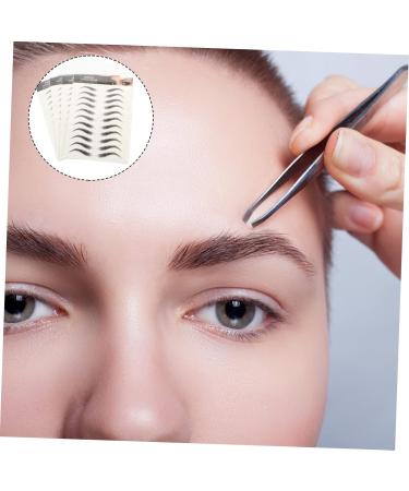 FRCOLOR 4 sheets Temporary Grooming Waterproof Decal Eyebrow Brow Makeup Hair-like Shaping on Transfers for 1 count (Pack of 1) Black - Buy Online on GoSupps.com