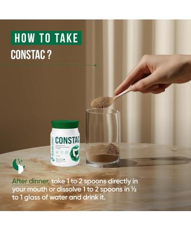 Constac_for Relief in Mild Constipation Acidity and Gas Plant Based Natural Constipation Solution Clinically Proven Herbal 100gm - Buy Online on GoSupps.com