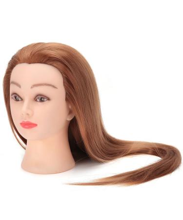 Exercise head hairdressing head hairdresser synthetic fiber shop window puppet puppet head for hairdressers cut hairdressing head exercise head for training heads & hairstyles diy braid set