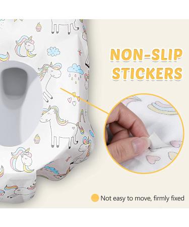 40 Pcs Extra Large Disposable Toilet Seat Covers for Kids - Unicorn Style | Individually Wrapped Potty Training Liners for Travel - Buy Online on GoSupps.com