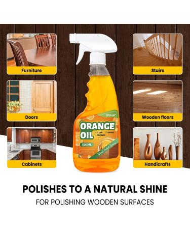 PIPIHUA Wood Oil Polish Spray - 16.9 oz Furniture Cleaner & Protector for Cabinets Tables & Floors - Shine & Preserve Wood Naturally - Buy Online on GoSupps.com