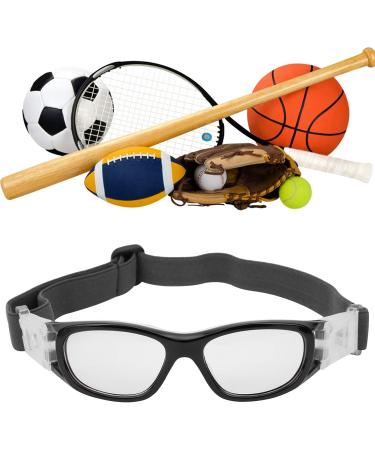 Kuuleeyn Sports Glasses for Kids - Adjustable Children s Sports Eyewear for Football Cycling & Basketball - Black Accessories - Buy Online on GoSupps.com