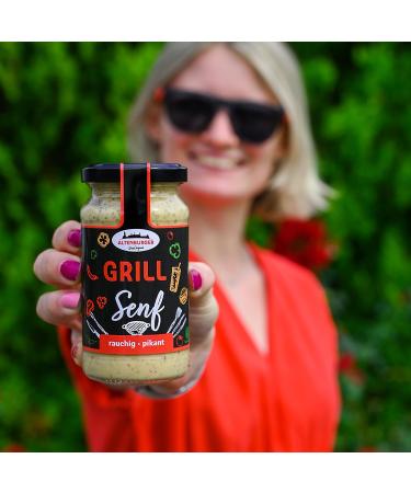 Shop Gourmet Grill Mustard 200ml Glass Jar - International Shipping Available - Buy Online on GoSupps.com