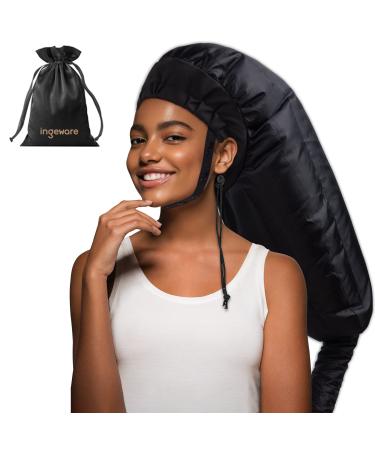 Hair Dryer Bonnet, Ingeware Bonnet Hair Dryers for Women Bonnet Hooded Hair Dryer Attachment Extra Large Adjustable Deep Conditioning Cap Drying Heat Cap for Natural Curly Hair Home Use