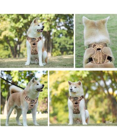 Eyin Adjustable Dog Harness for Small Dogs - Breathable Reflective Padded with Handle & Front Bracket (Camouflage Size S) - International Shipping Available - Buy Online on GoSupps.com