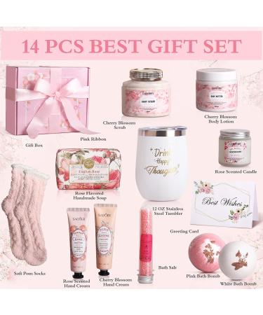 14 PCS Relaxing Spa Gift Basket for Women - Perfect Birthday, Christmas, Valentine's Day, or Mother's Day Gift for Mom, Sister, Wife, Best Friend, Girlfriend - Body Self Care Set - Buy Online on GoSupps.com