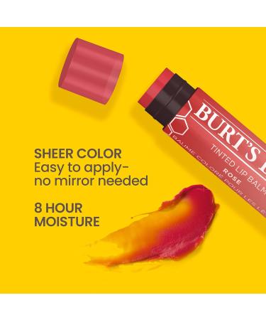 Burt's Bees Shimmer Lip Tint Set Tinted Lip Balm Stick & Lip Tint Balm with Long Lasting 2 in 1 Duo Tinted Balm Formula - Buy Online on GoSupps.com