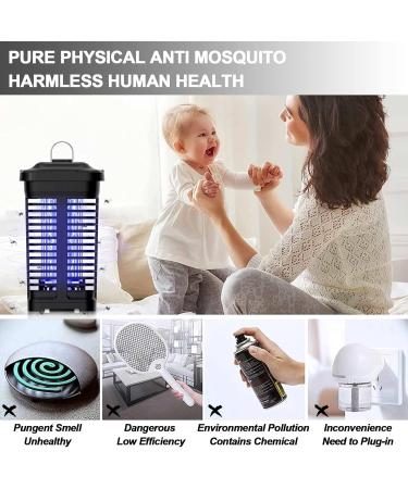 Bug Zapper Outdoor Mosquito Killer Dusk to Dawn Built in Light Sensor 18W 4200V Electric Fly Insect Killer IPX4 Waterproof Fly Trap for Home Garden Patio Bedroom Indoor and Outdoor - Buy Online on GoSupps.com