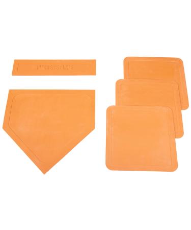 Orange Throw Down Bases (5 Piece)