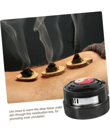Homsfou 6 Stk Moxibustion Boxes for Adults - Wall Folding Organizer & Moxa Tank Holder - 3PCs AI-Box Bracket 7x5cm - Optimal Moxibustion Tool for Wellness - Buy Online on GoSupps.com