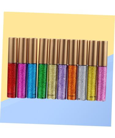 FOMIYES 10pcs Liquid Eyeshadow Glitter Liner for Eyes Glitter Eyeliner Eye Shadow Nightclub Liquid Eyeliner - Buy Online on GoSupps.com