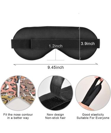 Light Blocking Sleep Mask - Adjustable Eye Mask for Men & Women | Soft Mama Design for Travel Naps & Mother's Day Gift - Buy Online on GoSupps.com