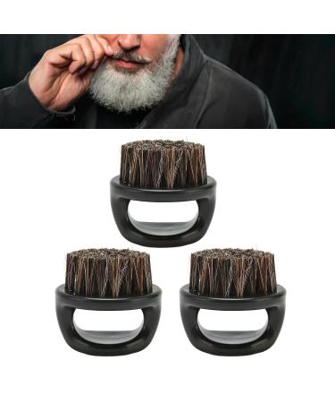 3pcs Manual Shaving Brush Set for Men - Soft Bristle & Ring Handle | Barber Shop Quality | Includes Free Comb - Buy Online on GoSupps.com