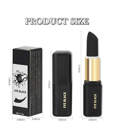 Eye Black Face Paint Kit - Waterproof Sports Makeup Stick Set for Football Baseball Softball & Lacrosse - Blue Red & White for Christmas Cosplay & USA Flag Looks - Buy Online on GoSupps.com