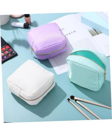 Orfofe Waterproof Nylon Cosmetic Bag Set - 3 Portable Makeup Organizers for Travel - Stylish Zipper Storage for Women - Buy Online on GoSupps.com