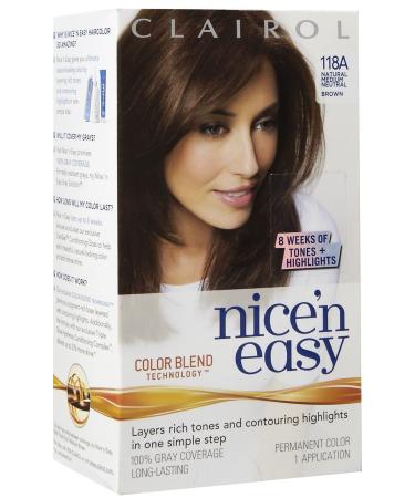 Clairol Nice'n Easy Permanent Hair Color Medium Natural Brown 5N
