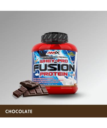 Buy Amix Pure Fusion Whey Protein - Ultra Filtered 5.1 lb Chocolate - Boost Muscle Mass & L-Glutamine - International Shipping Available - Buy Online on GoSupps.com