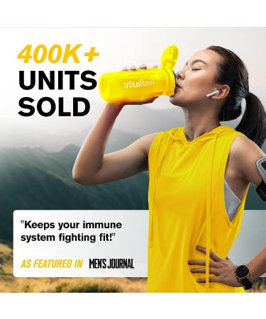 High Absorption Vitamin C 1600mg + Zinc 50mg Capsules - Immune Support Complex for Adults - VIT C Immune Booster - Buy Online on GoSupps.com