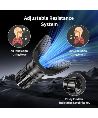 Portable Breathing Trainer | Adjustable Exercise Device for Improved Lung Health | Easy to Clean - Buy Online on GoSupps.com