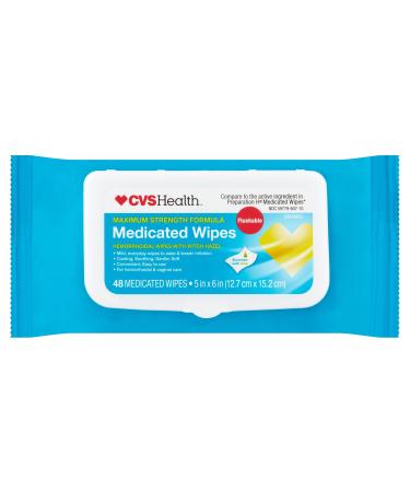 CVS Health Medicated Wipes 48