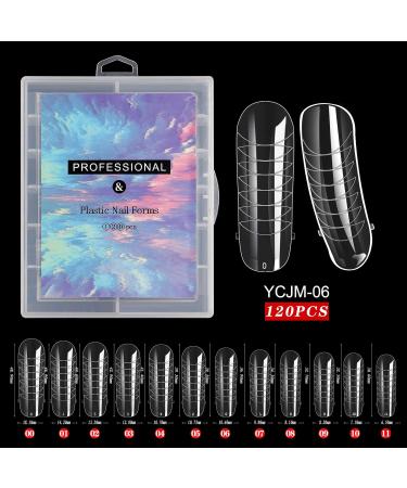 FEIlei Dual-Nail Forms Clear Nail Extension Tips Nail Gel Forms DIY Nails Manicure Tool B - Buy Online on GoSupps.com