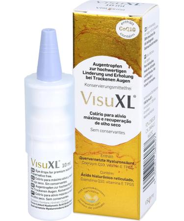VisuXL Eye Drops - Cross-Linked Hyaluronic Acid & Coenzyme Q10 | 5ml - Buy Internationally - Buy Online on GoSupps.com
