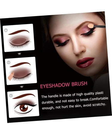 WOONEKY 200 Pcs Double Ended Eyeshadow Brush Professional Eyeshadow Sponge Brush Emulsion Black - Buy Online on GoSupps.com