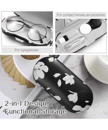 Moko Double-Sided Glasses Case with Mirror | Scratch-Resistant & Wearable | Ideal for Glasses Reading Glasses & Contact Lenses - Buy Online on GoSupps.com