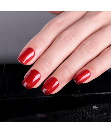 Imtiti Jelly UV Gel Nail Polish 15 ml Jelly Red Transparent Gel Nail Polish UV LED Soak Off Nail for Autumn and Winter - Buy Online on GoSupps.com