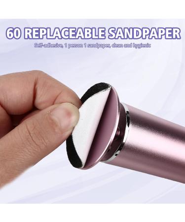 Electric Foot File Electric Callus Remover for Feet Rechargeable Foot Sander for Hard Skin Adjustable Speed with 60 Sandpaper Discs and 1 Cleaning Brush - Buy Online on GoSupps.com