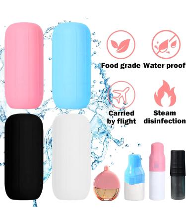 Zeuket's 10-Piece Silicone Bottle Cover Set | Leak-Proof Travel Accessories for Shampoo & Shower Gel | Reusable Elastic Sleeves for Toiletries - Buy Online on GoSupps.com