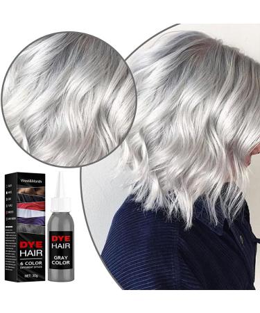 AUklOPVZZ Natural Fast Color Hair Dye Unisex Punk Style Professional Hairs Cream Liquid Long-Lasting Beauty Tool Home Use Gray Brown - Buy Online on GoSupps.com